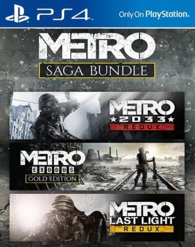 لعبة Metro Saga ثلاث اجزاء ( 3 العاب ) بلايستيشن 4