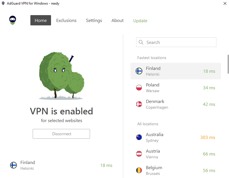 Screen Shot image 0 AdGuard VPN كود رقمي (5 سنوات / 10 اجهزة)