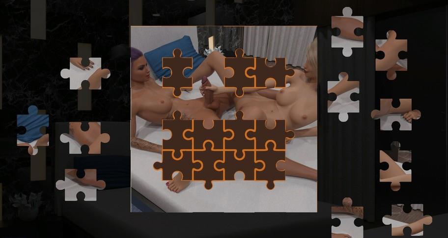 Screen Shot image 2 Jigsaw Puzzle - Futanari Threesome ستيم كود رقمي