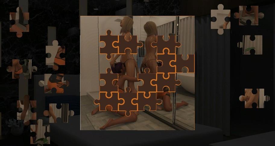 Screen Shot image 1 Jigsaw Puzzle - Futanari Threesome ستيم كود رقمي