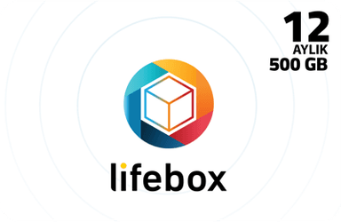 Lifebox 12 Aylık - 500 GB