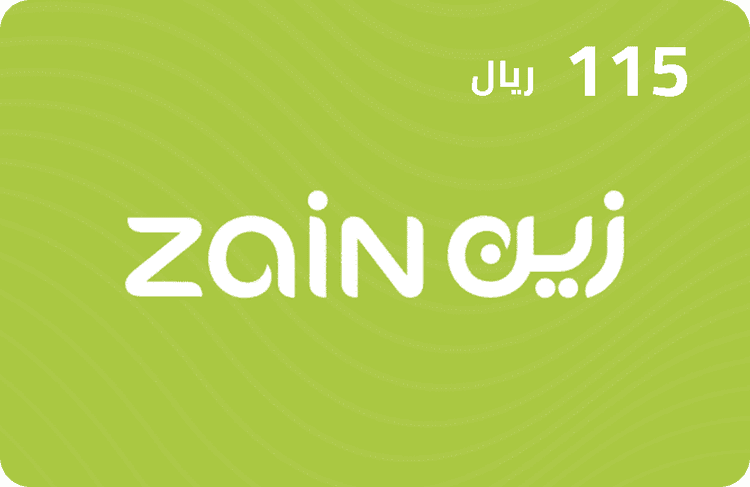 بطاقة زين 115 ريال