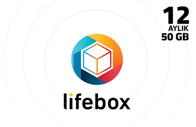 Lifebox 12 Aylık - 50 GB