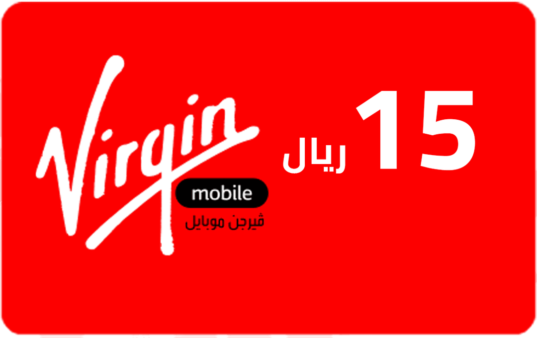بطاقة فيرجن 15 ريال