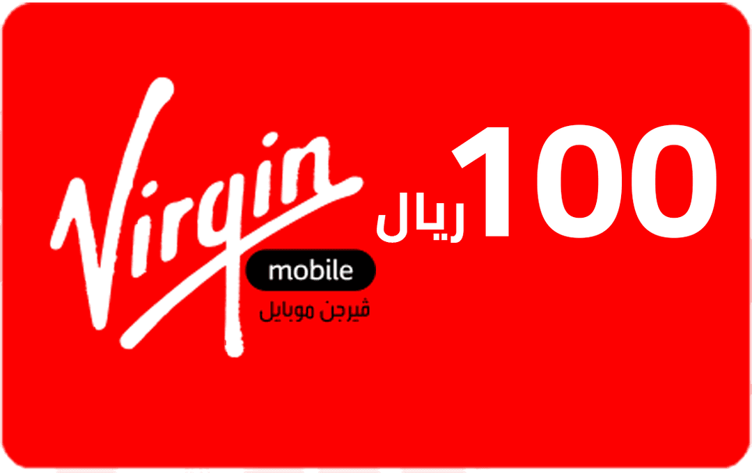 بطاقة فيرجن 100 ريال