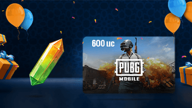 Pubg $10 (600+Free60 UC) مجاناً مع بطاقة Orange Green Crystal