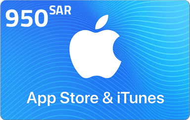 بطاقة هدايا ابل ايتونز 950 ريال - ستور سعودي
