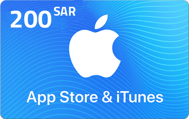 بطاقة هدايا ابل ايتونز 200 ريال - ستور سعودي