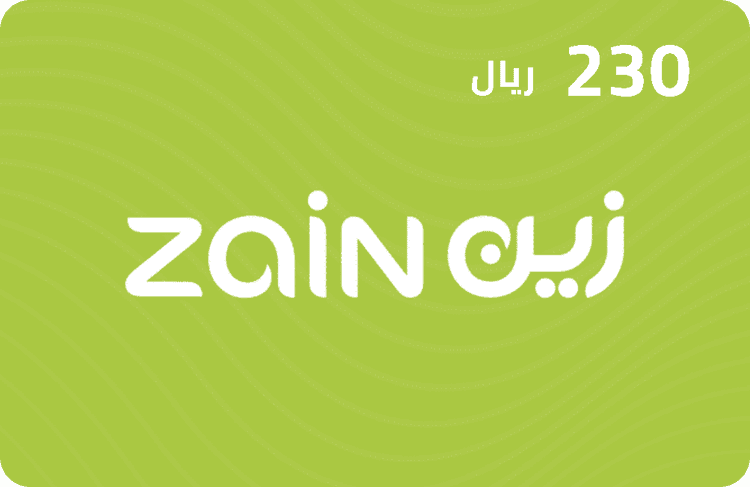 بطاقة زين 230 ريال