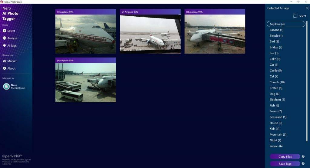 Screen Shot image 1 Nero AI Photo Tagger Manager كود رقمي (مدى الحياة / 1 بي سي)