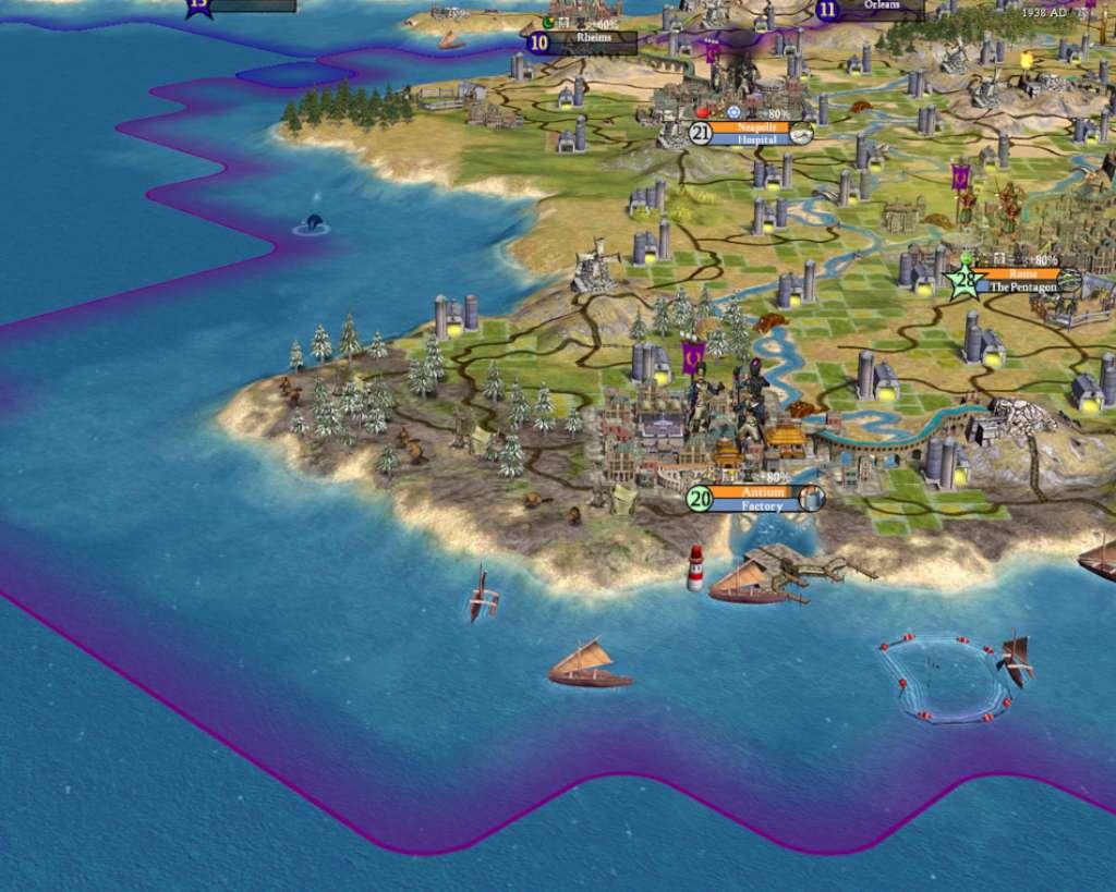Screen Shot image 4 Sid Meier'S Civilization IV اصدار النسخة الكاملة ستيم كود رقمي