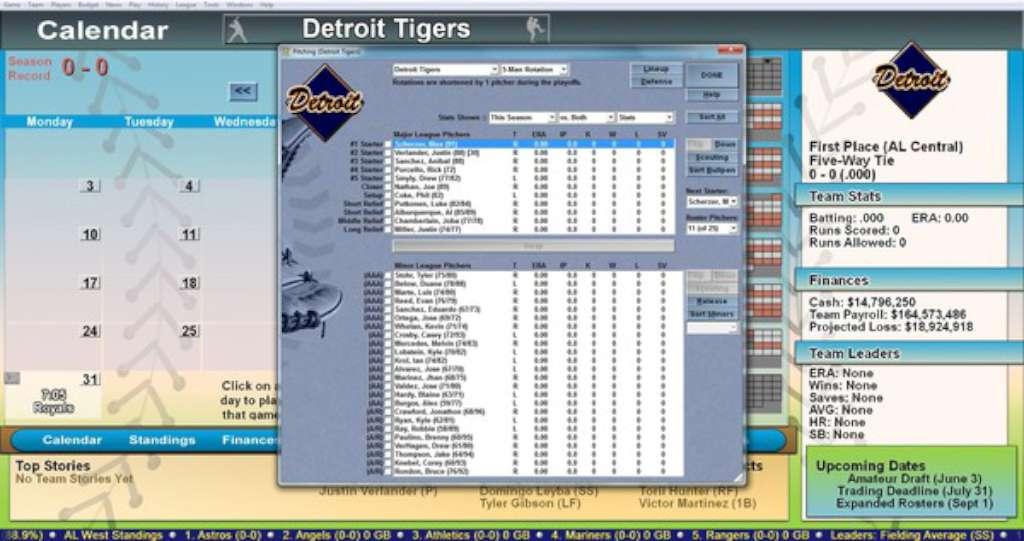 Screen Shot image 0 Baseball Mogul 2015 ستيم كود رقمي
