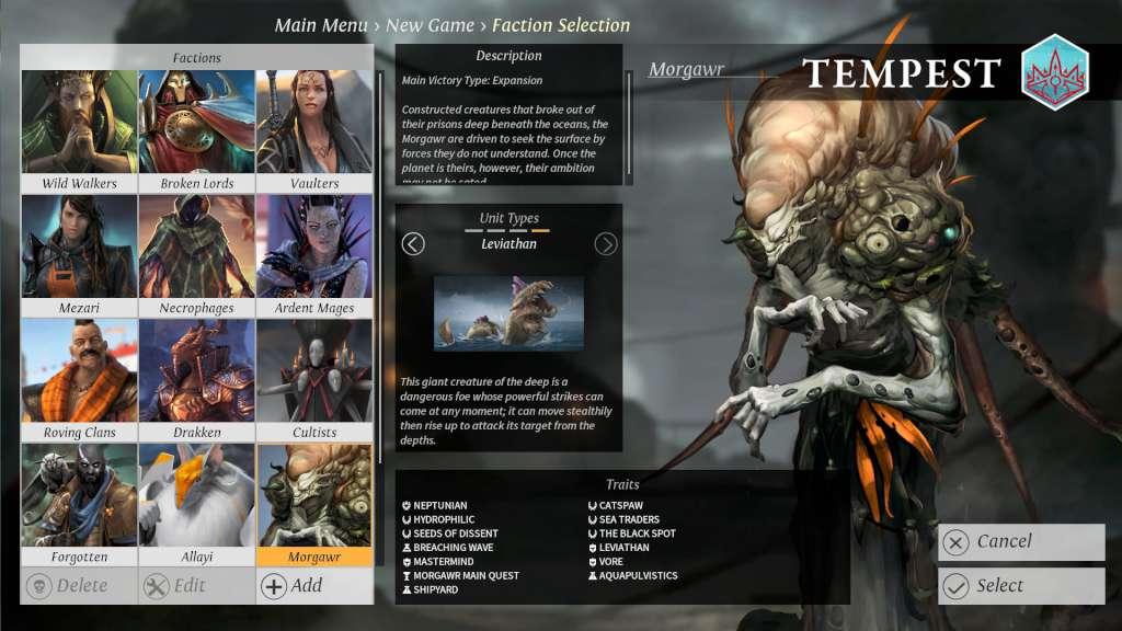 Screen Shot image 0 Endless Legend - Tempest Expansion DLC اوروبي ستيم كود رقمي