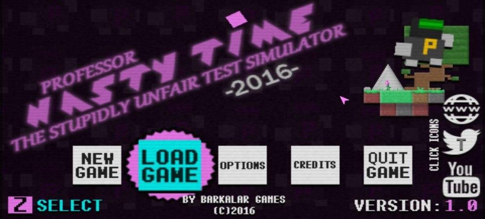 Screen Shot image 0 Professor Nasty Time: The Stupidly Unfair Test Simulator 2016 ستيم كود رقمي