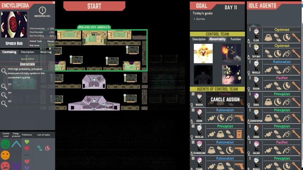 Screen Shot image 0 Lobotomy Corporation: Monster Management Simulator ستيم كود رقمي