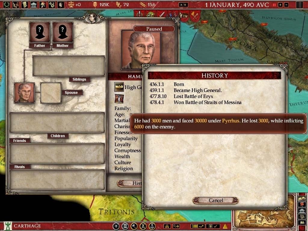 Screen Shot image 0 Europa Universalis: Rome اصدار النسخة الذهبية ستيم كود رقمي