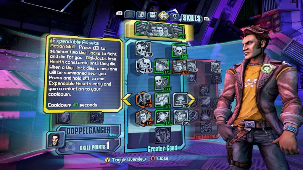 Screen Shot image 1 Borderlands: The Pre-Sequel - Handsome Jack Doppelganger Pack DLC بي سي ستيم كود رقمي (ماك OS X)