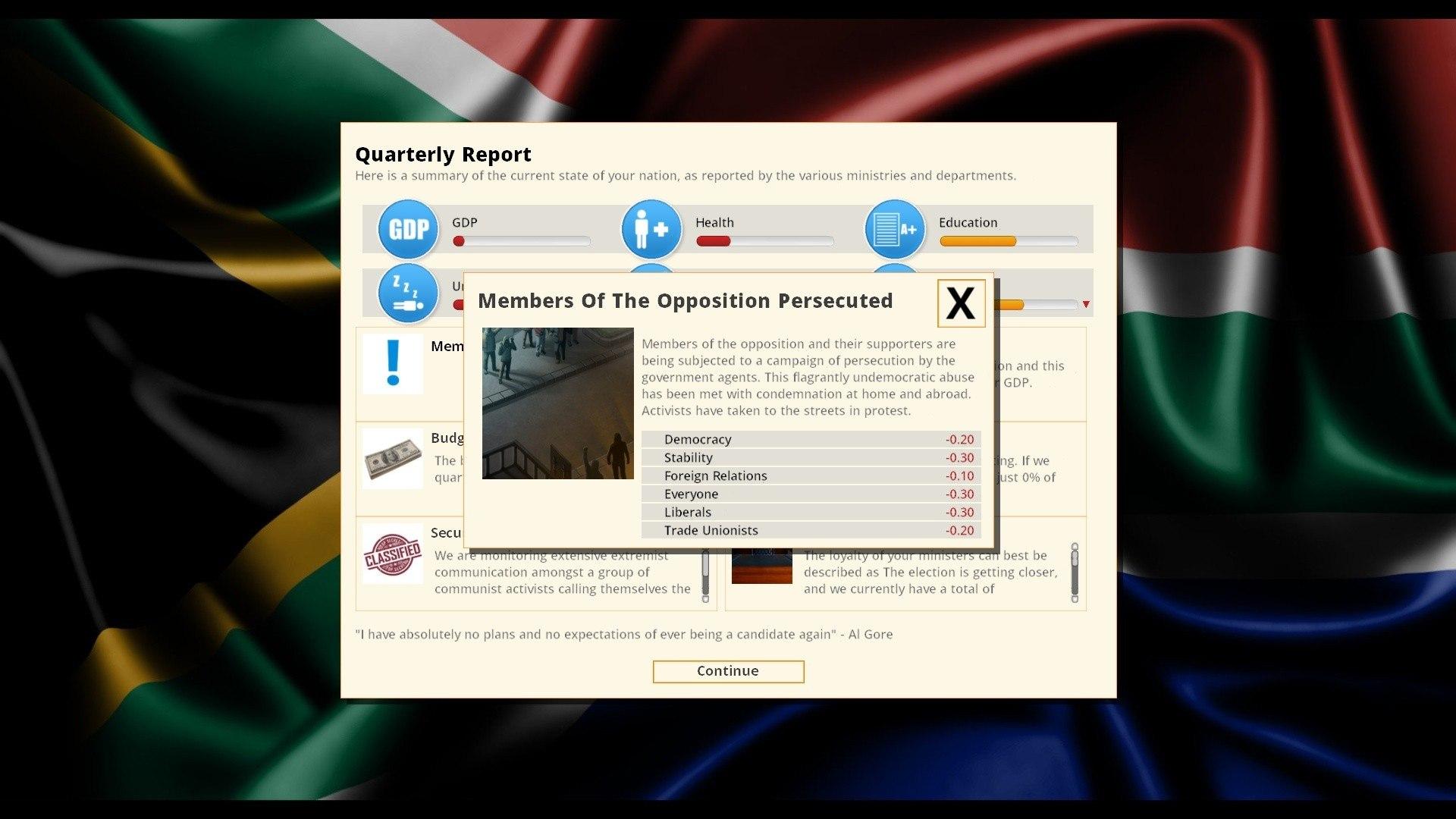 Screen Shot image 1 Democracy 3: Africa ستيم كود رقمي
