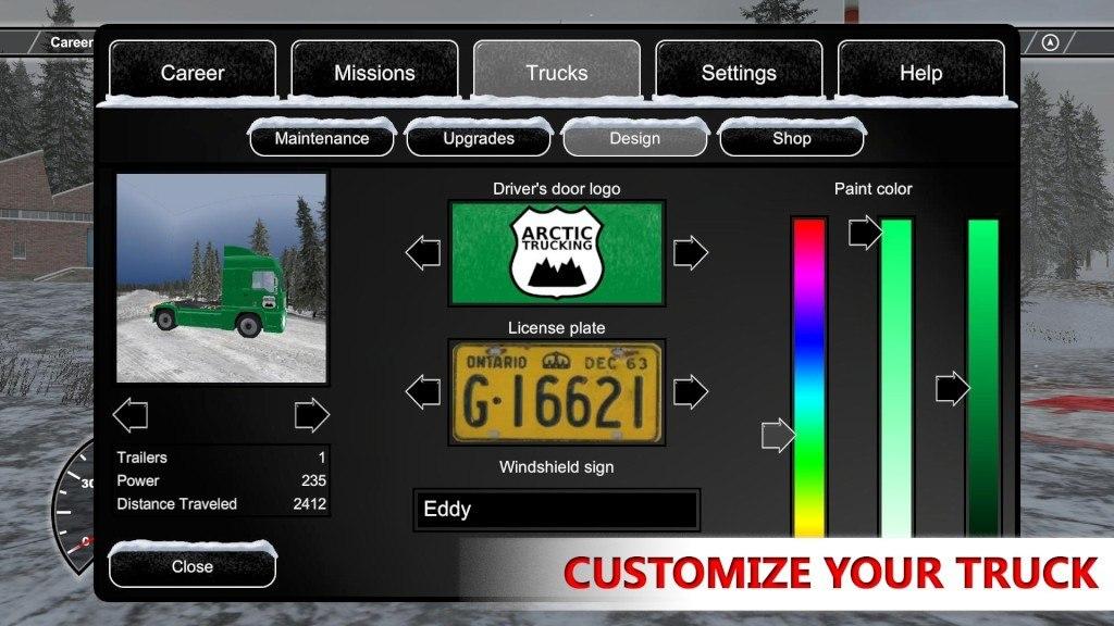 Screen Shot image 1 Arctic Trucker Simulator ستيم كود رقمي