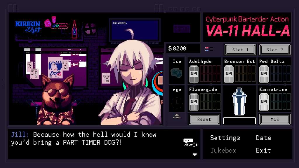 Screen Shot image 1 VA-11 Hall-A: Cyberpunk Bartender Action ستيم كود رقمي