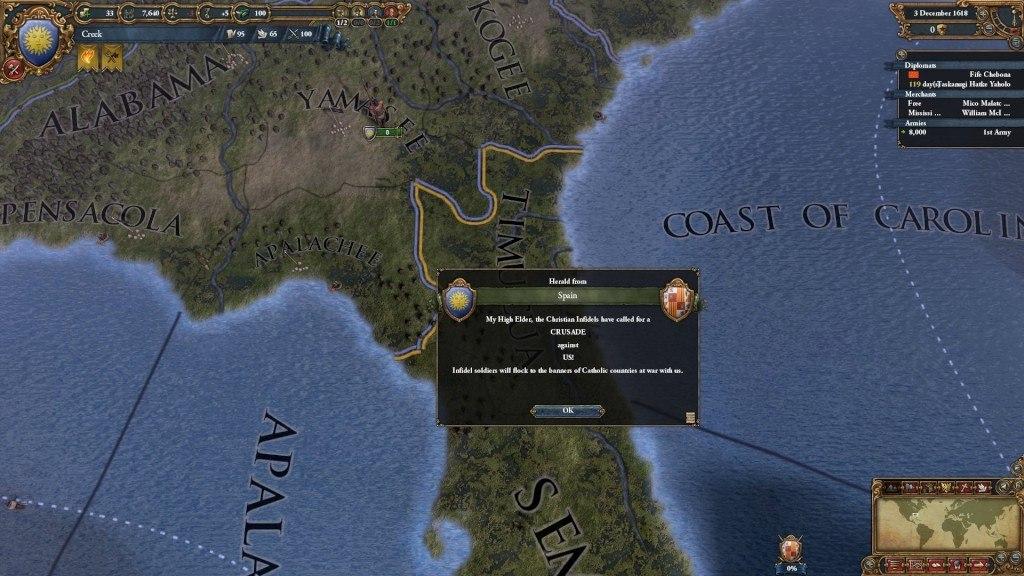 Screen Shot image 2 Europa Universalis IV - Conquest Of Paradise Expansion ستيم كود رقمي