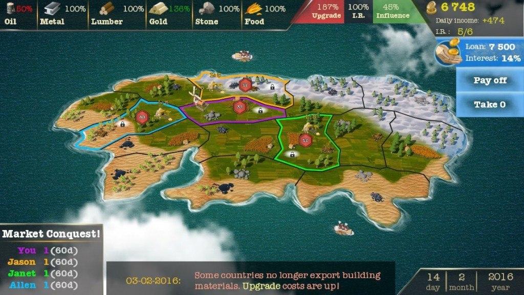 Screen Shot image 2 Economic Conquest ستيم كود رقمي