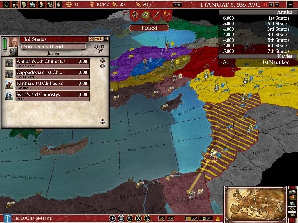 Screen Shot image 3 Europa Universalis: Rome اصدار النسخة الذهبية ستيم كود رقمي