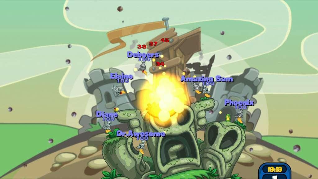 Screen Shot image 4 Worms Reloaded - Forts Pack DLC اوروبي ستيم كود رقمي