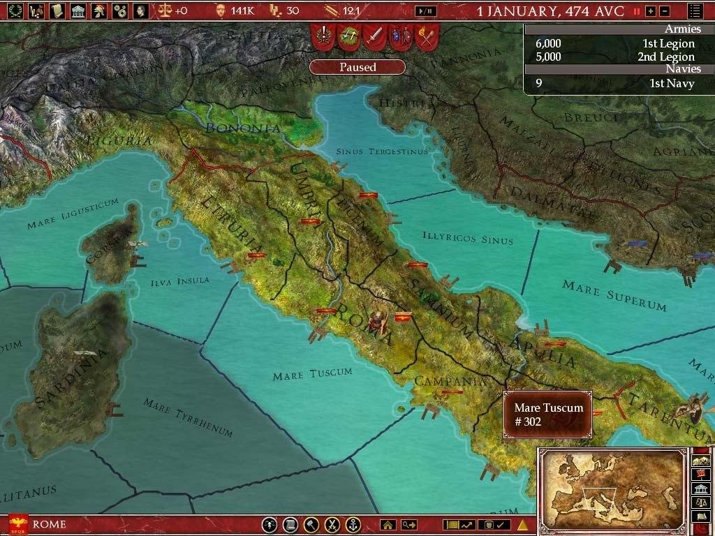 Screen Shot image 5 Europa Universalis: Rome اصدار النسخة الذهبية ستيم كود رقمي
