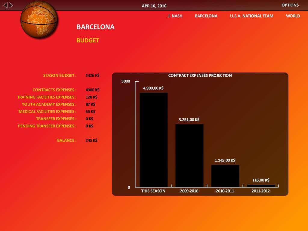 Screen Shot image 5 World Basketball Manager 2010 ستيم هدية