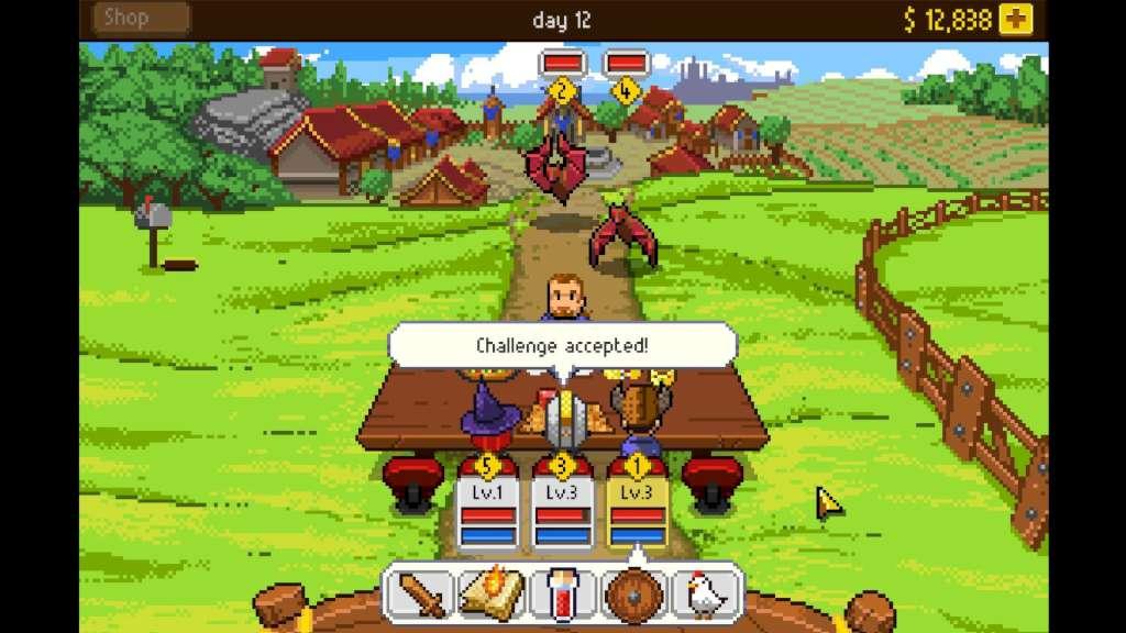 Screen Shot image 0 Knights Of Pen And Paper +1 اصدار ستيم هدية