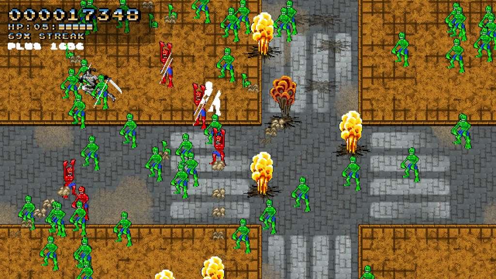 Screen Shot image 2 Space Robot Samurai Zombie Slayer ستيم كود رقمي