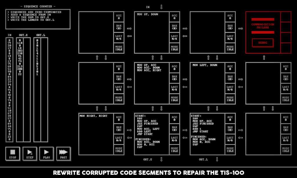 Screen Shot image 3 TIS-100 ستيم كود رقمي
