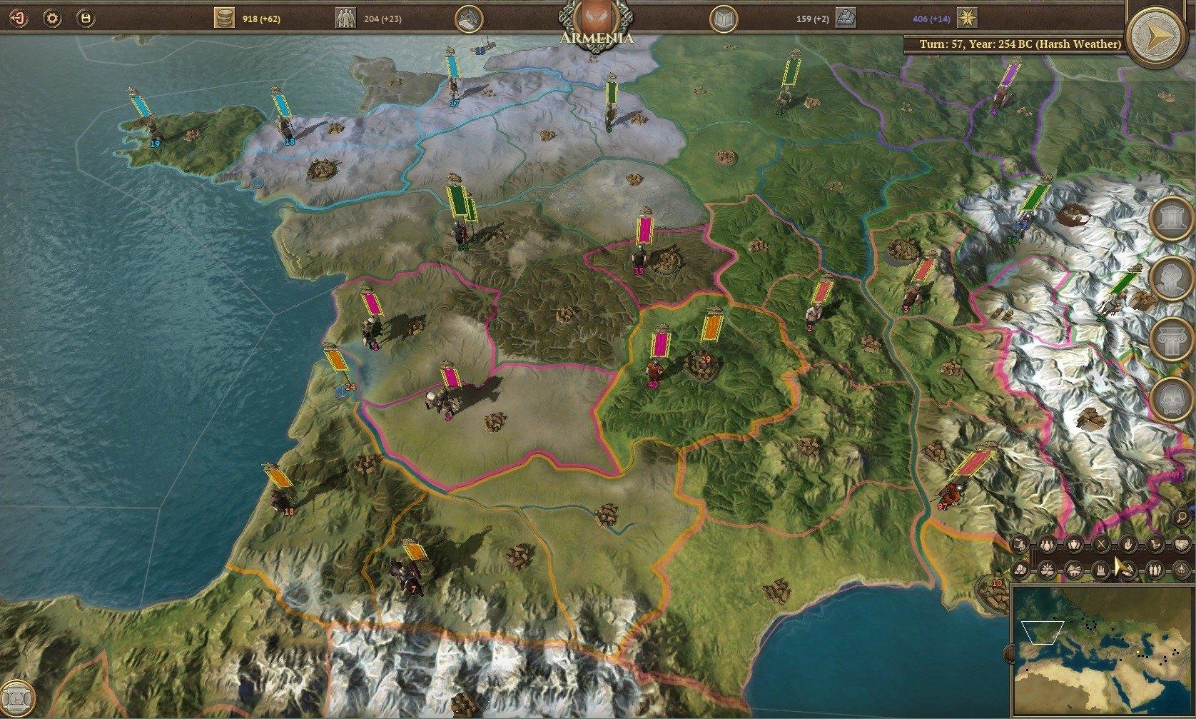 Screen Shot image 1 Field Of Glory: Empires اوروبي ستيم كود رقمي