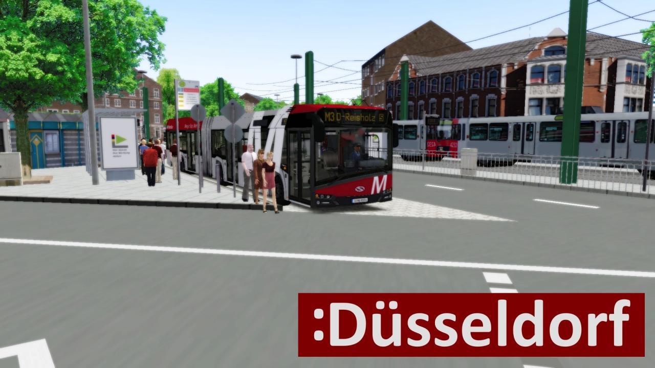 Screen Shot image 0 OMSI 2 Add-On DüSseldorf DLC اوروبي رابط هديه ستيم