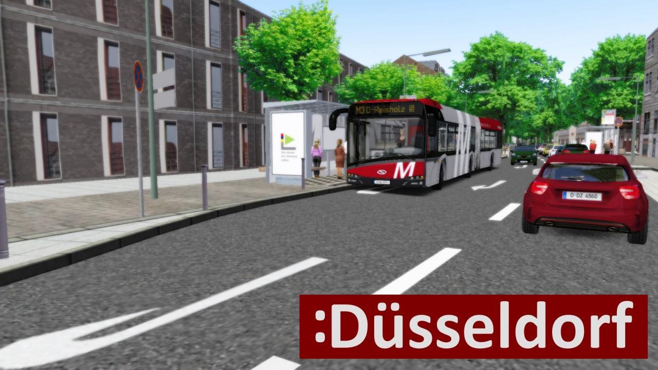 Screen Shot image 5 OMSI 2 Add-On DüSseldorf DLC اوروبي رابط هديه ستيم