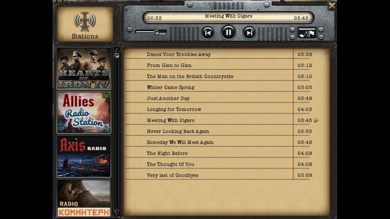 Screen Shot image 1 Hearts Of Iron IV - Radio Pack DLC اوروبي رابط هديه ستيم