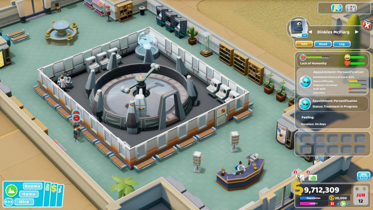 Screen Shot image 5 Two Point Hospital - Close Encounters DLC ستيم كود رقمي