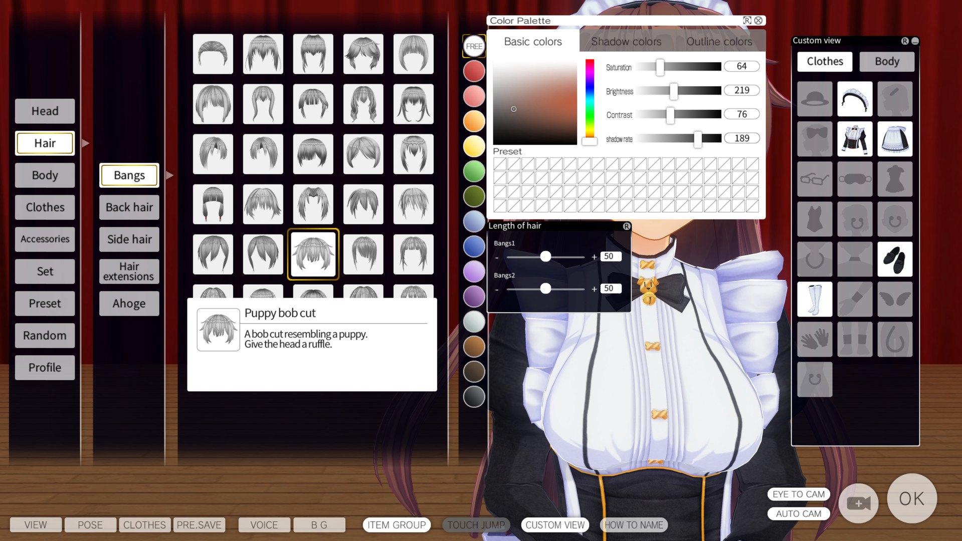Screen Shot image 1 CUSTOM ORDER MAID 3D2 It'S A Night Magic اوروبي V2 رابط هديه ستيم