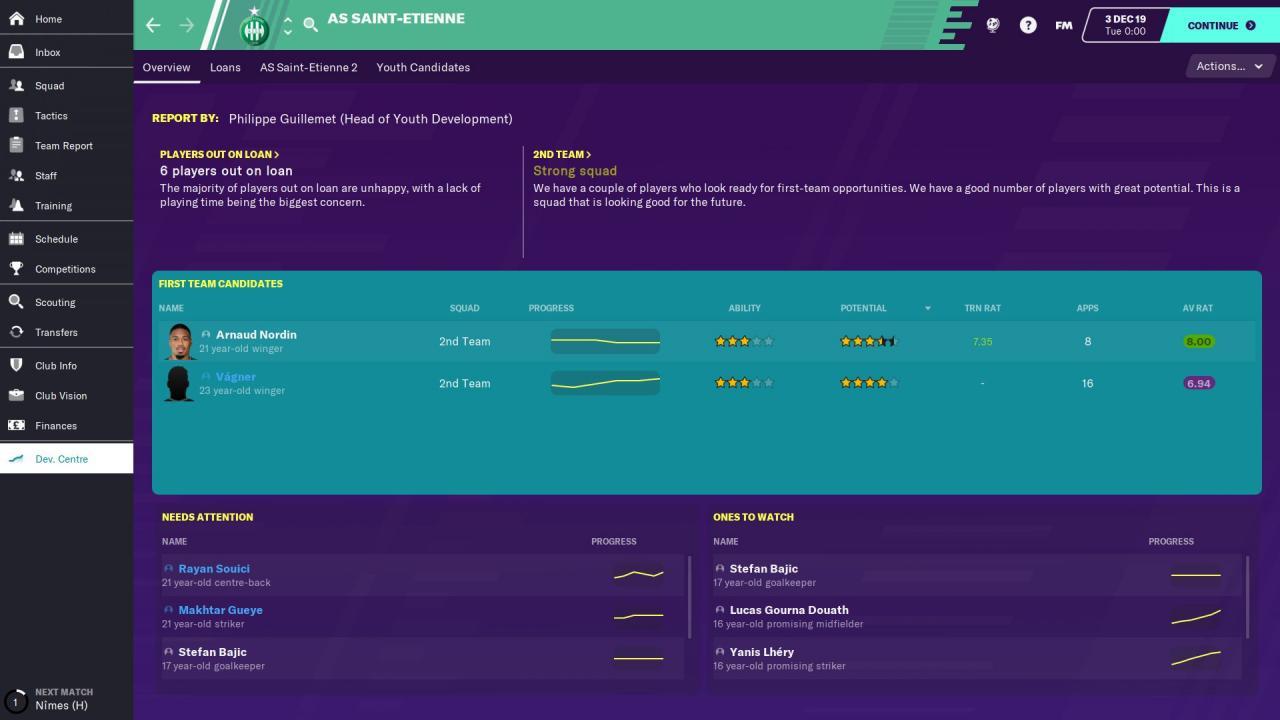 Screen Shot image 3 Football Manager Touch 2020 اوروبي بي سي ستيم كود رقمي