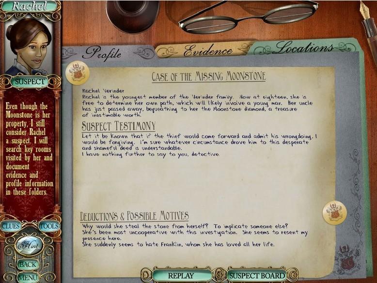Screen Shot image 5 Mystery Masterpiece: The Moonstone ستيم كود رقمي