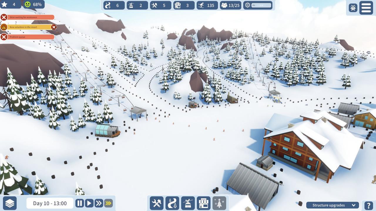 Screen Shot image 1 Snowtopia: Ski Resort Builder بي سي ستيم حساب