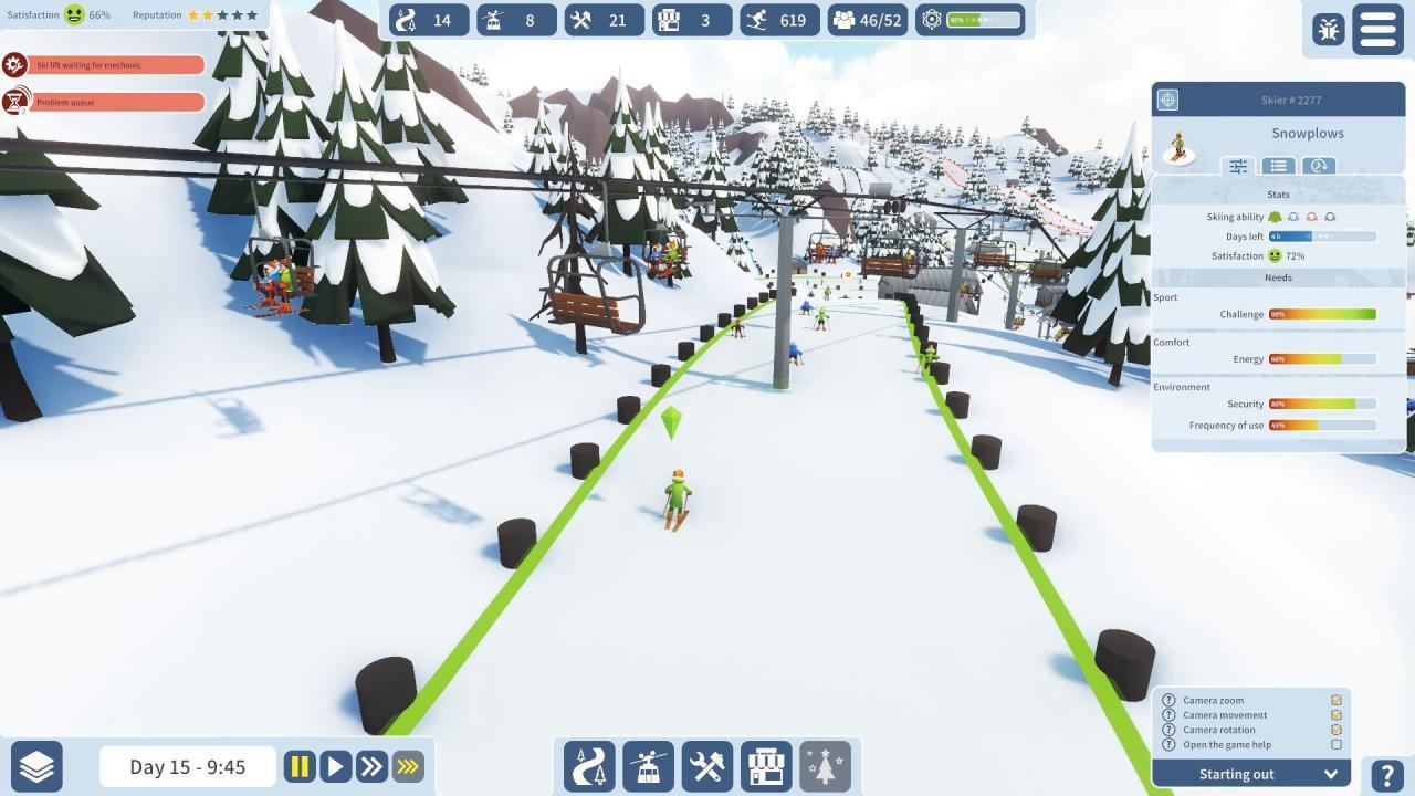 Screen Shot image 5 Snowtopia: Ski Resort Builder بي سي ستيم حساب
