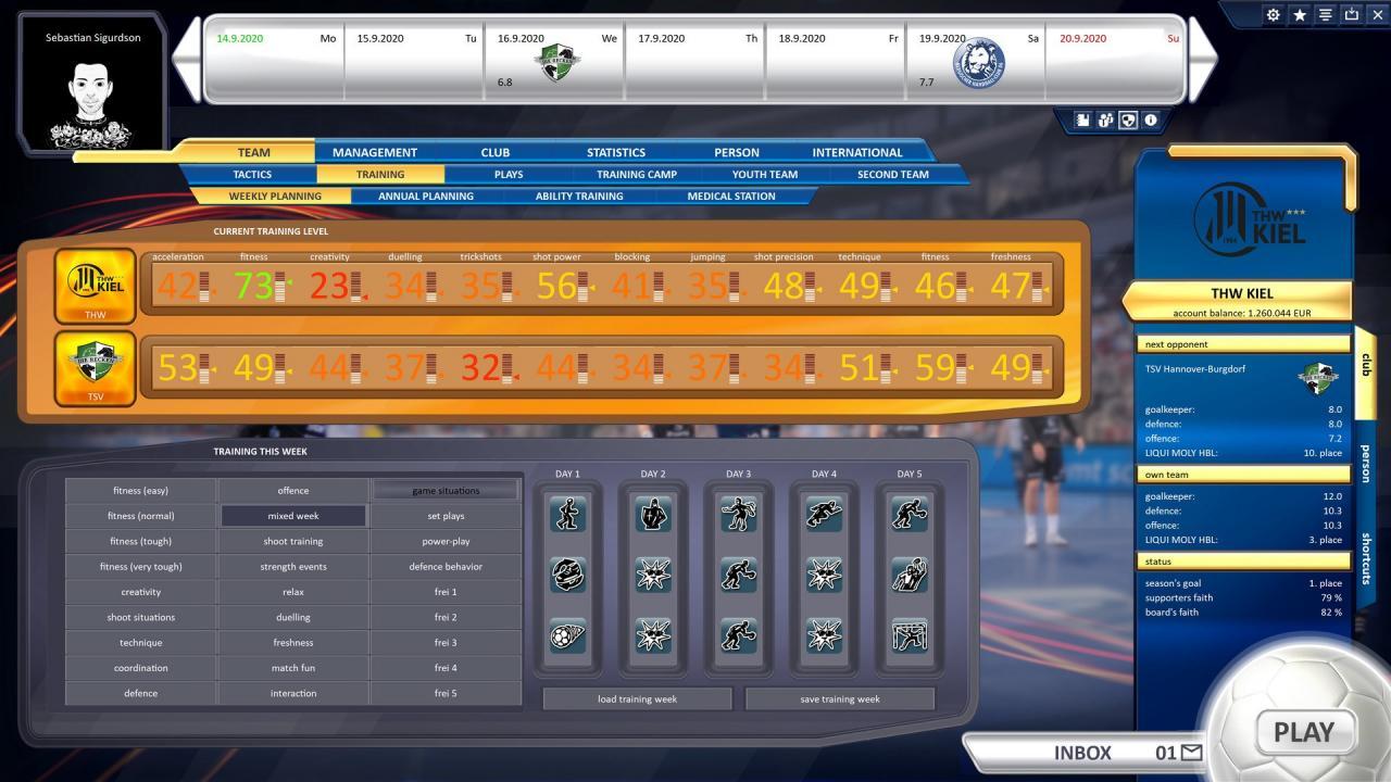 Screen Shot image 0 Handball Manager 2021 اوروبي رابط هديه ستيم