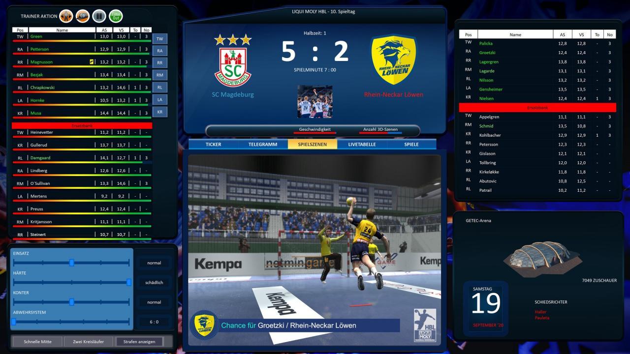 Screen Shot image 3 Handball Manager 2021 اوروبي رابط هديه ستيم