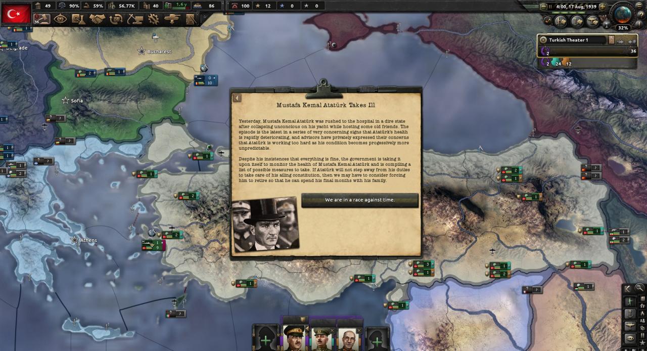 Screen Shot image 0 Hearts Of Iron IV - Battle For The Bosporus DLC رابط هديه ستيم