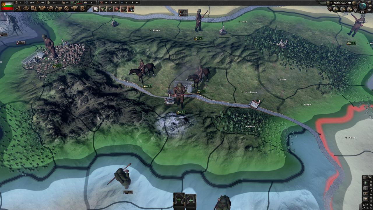 Screen Shot image 3 Hearts Of Iron IV - Battle For The Bosporus DLC رابط هديه ستيم