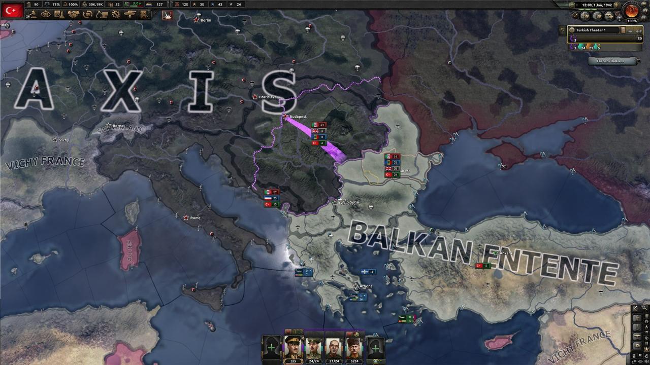 Screen Shot image 5 Hearts Of Iron IV - Battle For The Bosporus DLC رابط هديه ستيم