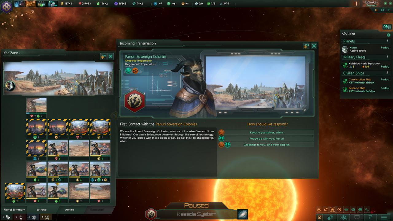 Screen Shot image 0 Stellaris - Humanoid Species Pack DLC ستيم كود رقمي