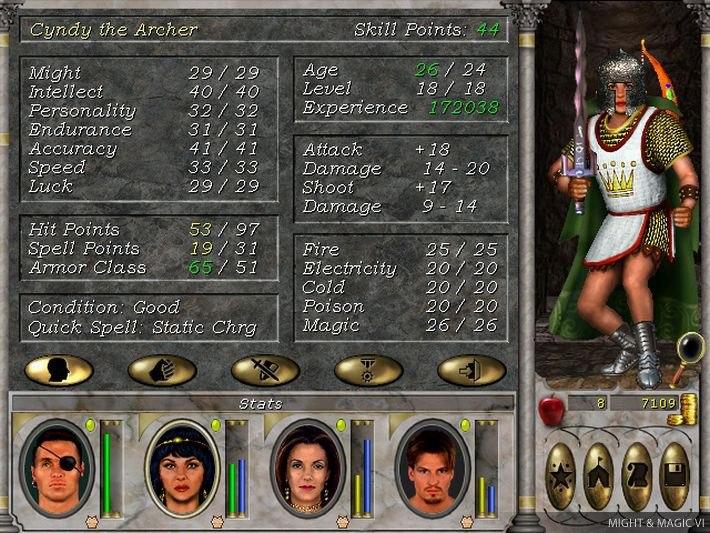 Screen Shot image 4 Might And Magic I-VI Collection + Bonus GOG كود رقمي